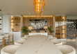 Porcelain stoneware worktop Abu Dhabi White 3 mm 1200x3600 Silk photo #2