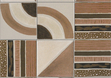 Керамогранит Genesi 150x150x8,5 Terra Browns Matt фото №2