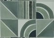 Керамогранит Genesi 150x150x8,5 Terra Greens Matt фото №2