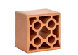 Керамогранит Split Circle 115x115x9,5 Terracotta Matt фото №1