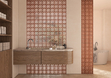 Керамогранит Split Circle 115x115x9,5 Terracotta Matt фото №2