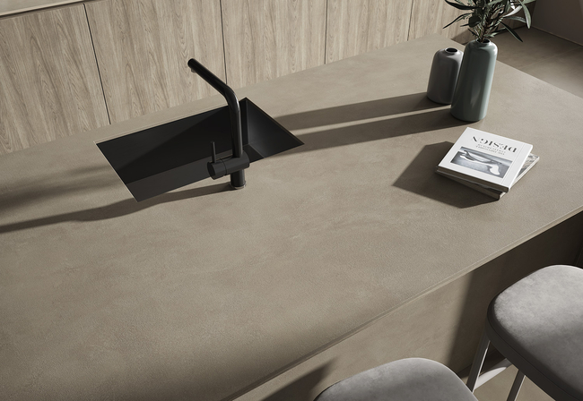 Porcelain stoneware worktop Cosmopolita Brown фото №2