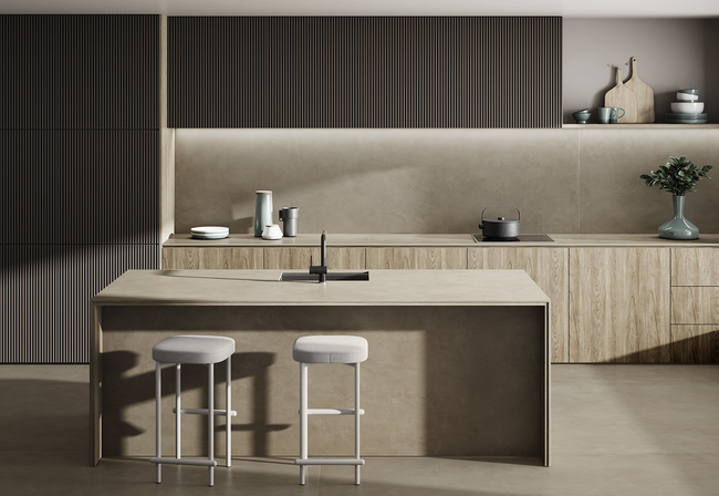 Porcelain stoneware worktop Cosmopolita Brown фото №3