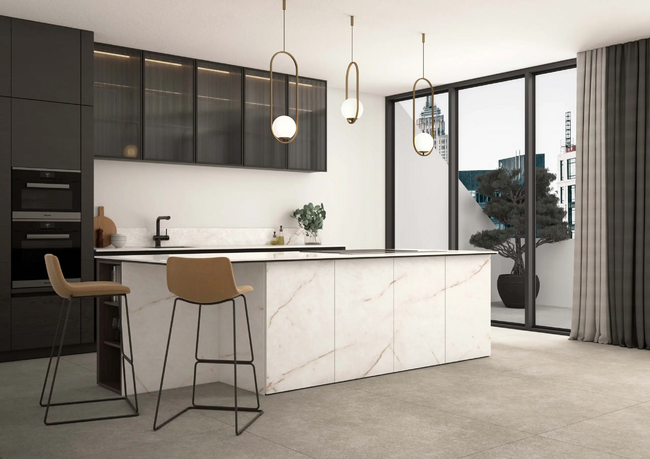 Porcelain stoneware Crystal Lux White фото №2