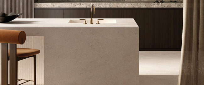Porcelain countertope Crema Neve фото №2