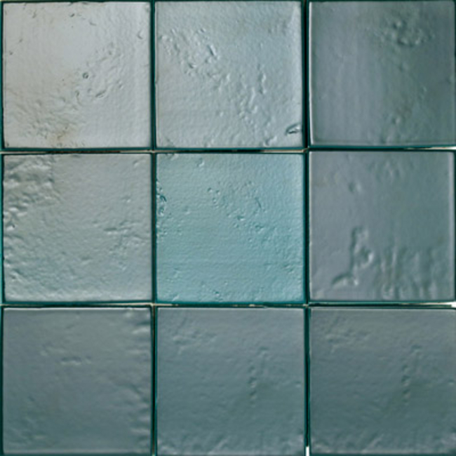 Porcelain stoneware Artigiana i Quadrati 06 Petrolio фото №1