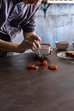 Porcelain stoneware Iron Copper фото №2