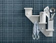 Porcelain stoneware Tsquare Mosaic Royal Blue фото №2